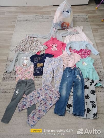 Детские вещи на девочку (3-4года)рост 104