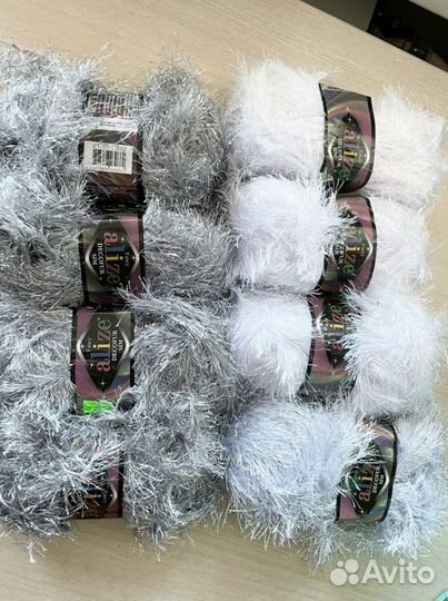 Пряжа новая разная много