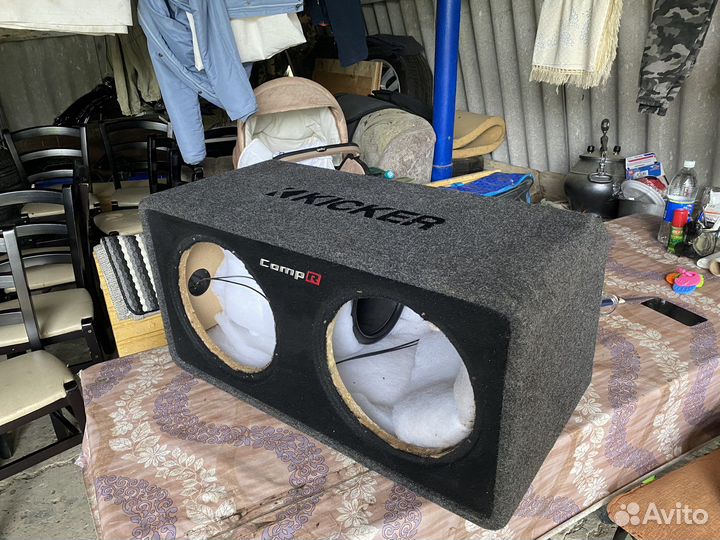 Короб под 2 квадратных сабба 12