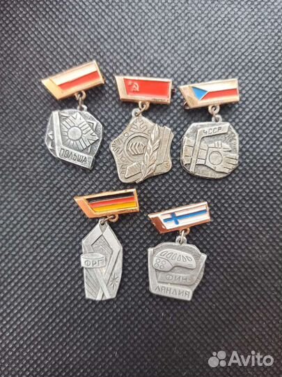 Значки СССР хоккей