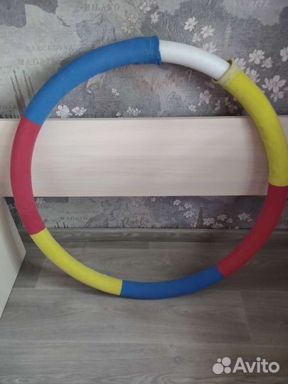 Обруч - хулахуп для похудения мягкий, тяжелый