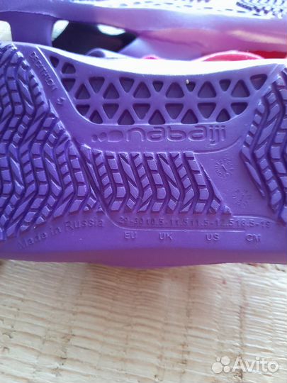 Шлепанцы (сланцы, тапочки) для бассейна