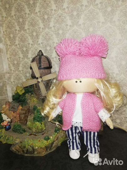 Кукла интерьерная текстильная
