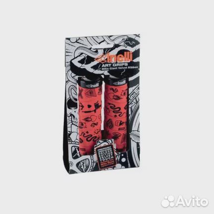 Cinelli Grips Mike Giant - Art Design Black – Red