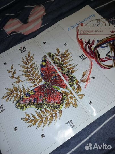 Набор для вышивания крестом (остатки)