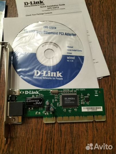 DFE-520TX Сетевой PCI-адаптер