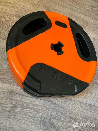 Гриф с блинами