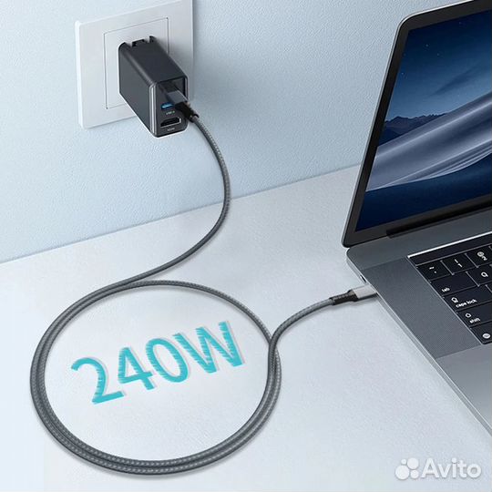 Кабель Thunderbolt 4/USB 4, 40 Гбит/с, 240Вт, 1,5м