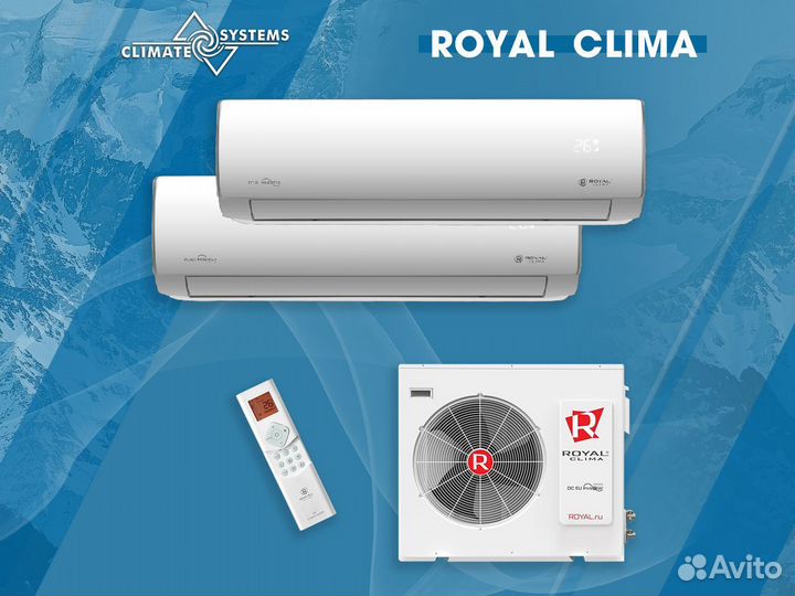 Мульти сплит система Royal Clima 2RMX-14HN/OUT х2