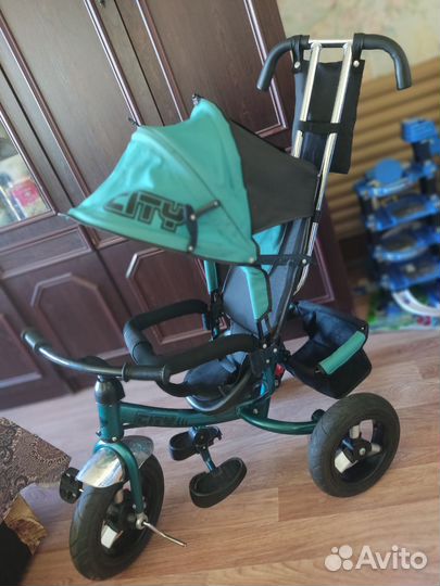 Детский велосипед с ручкой бу