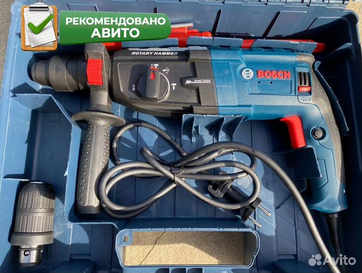 Пeрфоратор Bosch 2-28 Съeмный пaтpoн + Нaбор буpoв