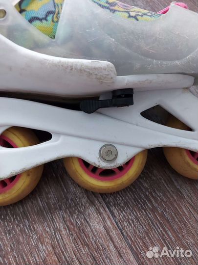 Роликовые коньки женские регулируемый размер