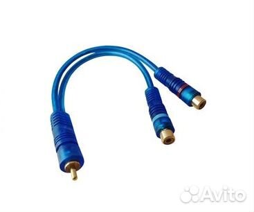 Шнур переходник шт.RCA - 2гн.RCA 0.3м