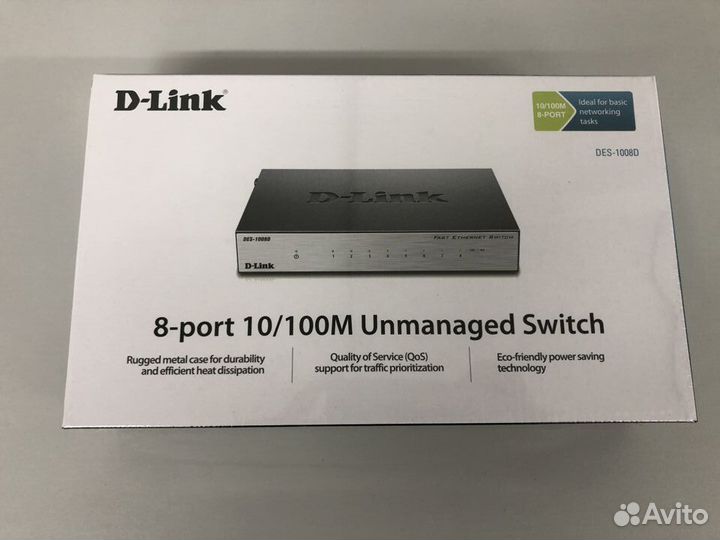 Коммутатор D-link DES-1008D/L2