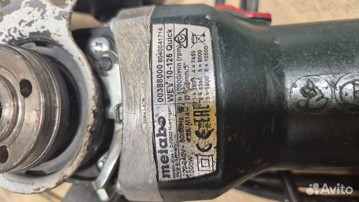 Ушм Metabo WEV 10-125 Quick