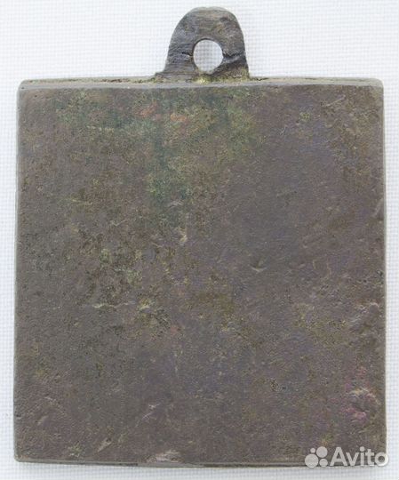 Икона нательная Николай Чудотворец, Богородица и И