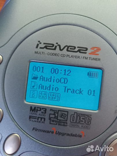 Cd mp3 плеер iRiver 2 iMP-250 в отличном состоянии