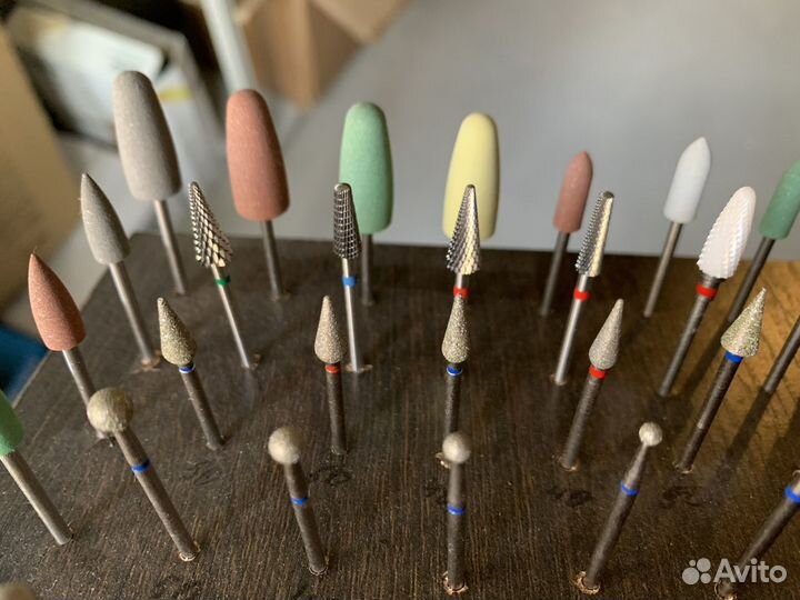 Фреза для маникюра алмазные и полировщики новые