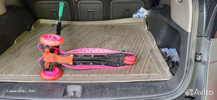 Самокат детский трехколесный бу