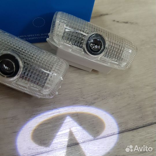 Лазерная проекция дверей Infiniti Инфинити