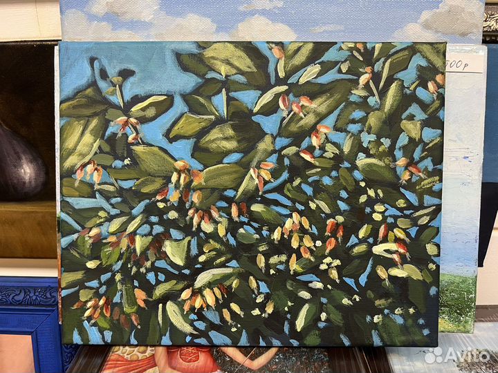 Картина акрилом на холсте