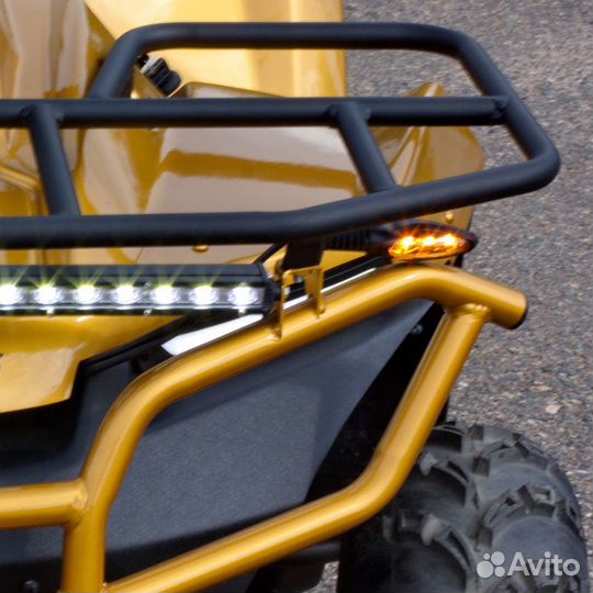 Квадроцикл irbis ATV 250 LUX (+лебедка) желтый