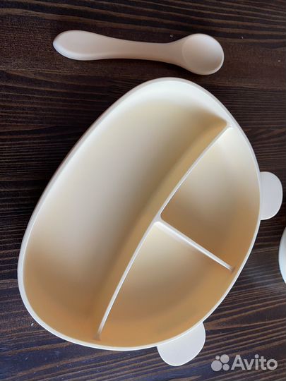 Набор детской силиконовой посуды