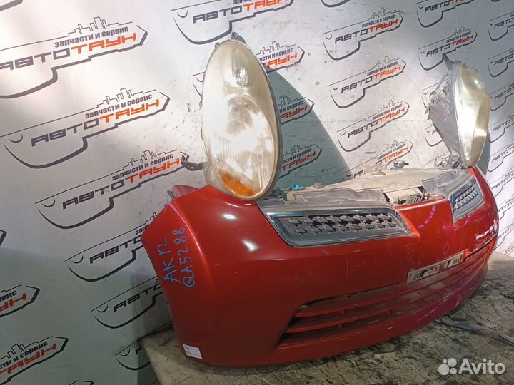 Nosecut nissan march micra AK12 BK12 BNK12 K12 YK12 3 модель F2022CT26A красный, AY4 QA5288