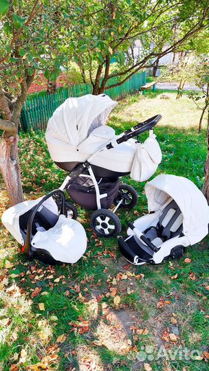 Коляска 2в1/3в1 как новая indigo camila