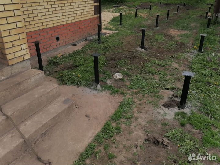 Винтовые сваи ремонт фундамента