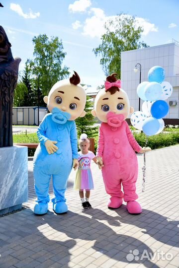 Аниматор. Чебурашка, мишки и тд