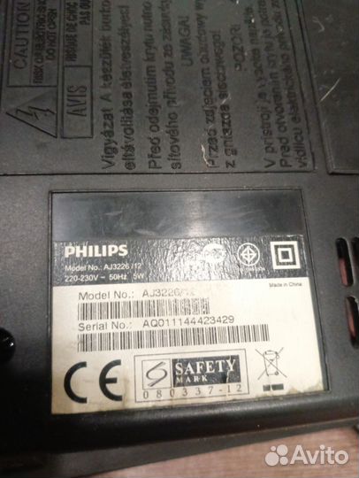 Радио часы philips