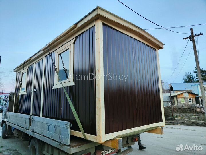 Бытовка для дачи привезем за 6 часов