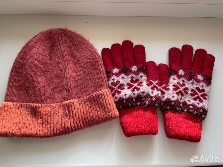 Шапка и перчатки