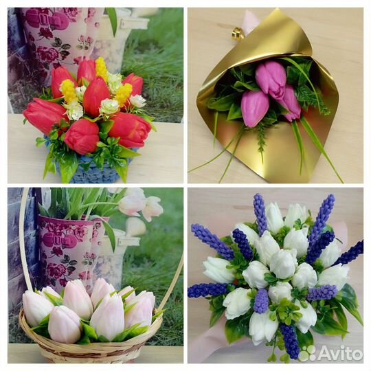 Мыло ручной работы 8 марта