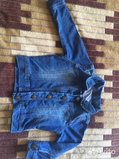 Джинсовка для девочки 12-18 мес