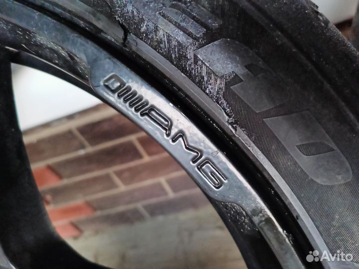 Литые диски r20 AMG на Mersedes Benz GLK