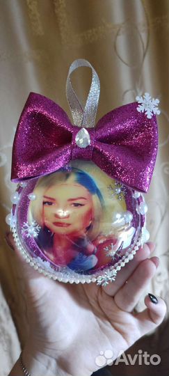 Елочный шар с фото