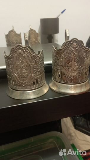 Подстаканник мельхиор СССР космос