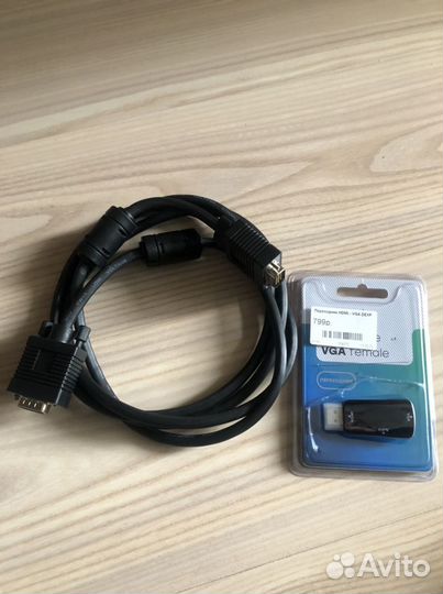 Кабель vga-vga dexp, переходник hdmi-VGA dexp