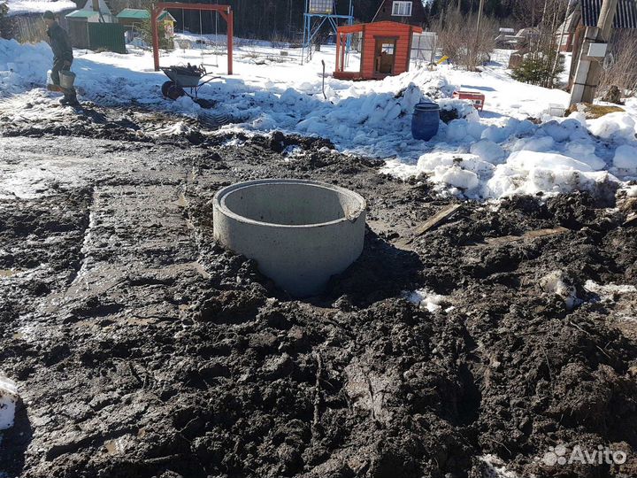 Септик из бетонный колец