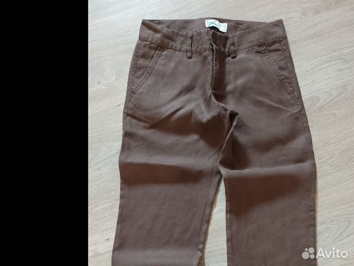 Льняные брюки женские