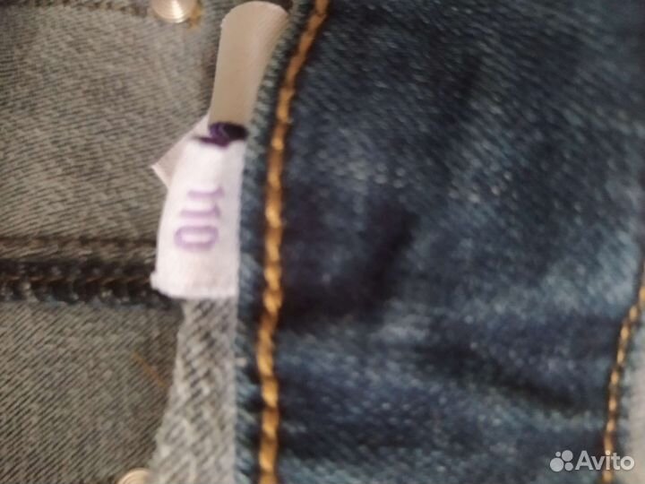 Джинсовый комбинезон для девочки 110