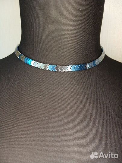 Чокер + браслет гематит