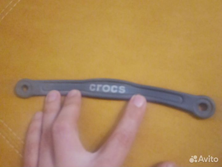Лямка серая задняя для Crocs кроксы размер м9