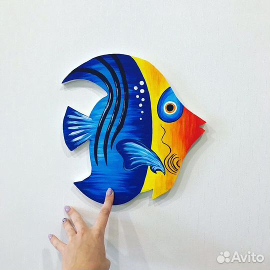 Рыбка, декоративная картина, ключница