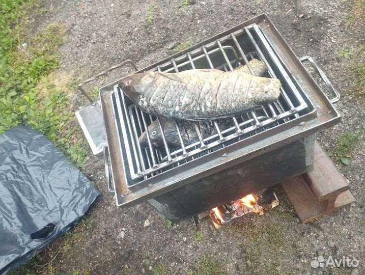 Коптильня горячего копчения из нержавейки