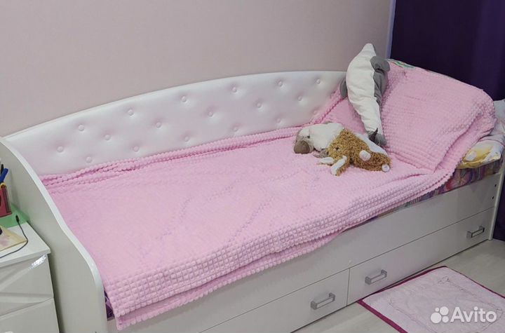 Пледы стриженный ворс Квадрат