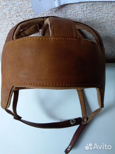 Шлем хоккейный (кожаный)