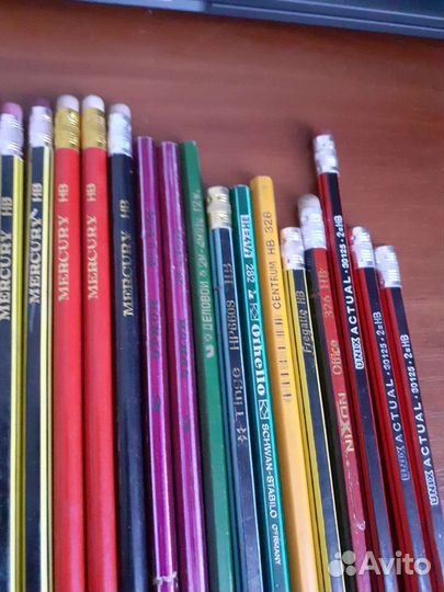Карандаши простые, 20 штук, mercury, actual и др